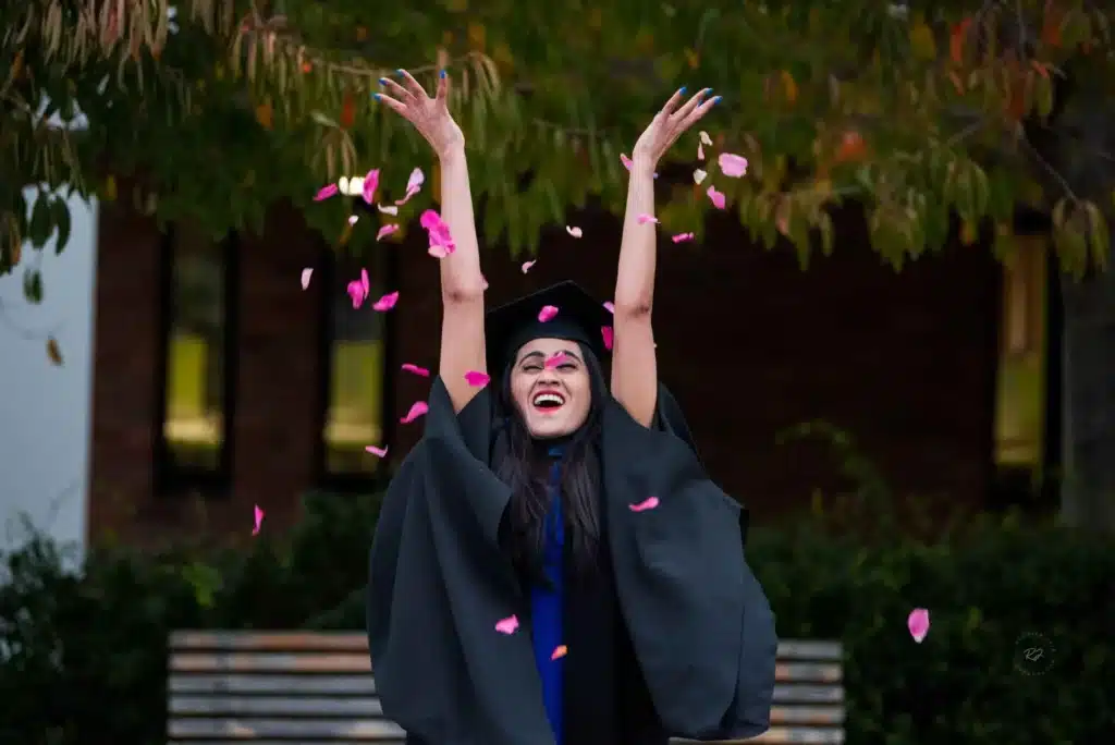 Graduation portraits capturing the joy and accomplishment of the graduate